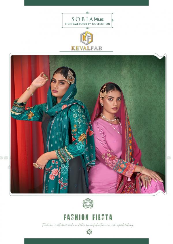 KevalFab Sobia Plus – Karachi Dress Material